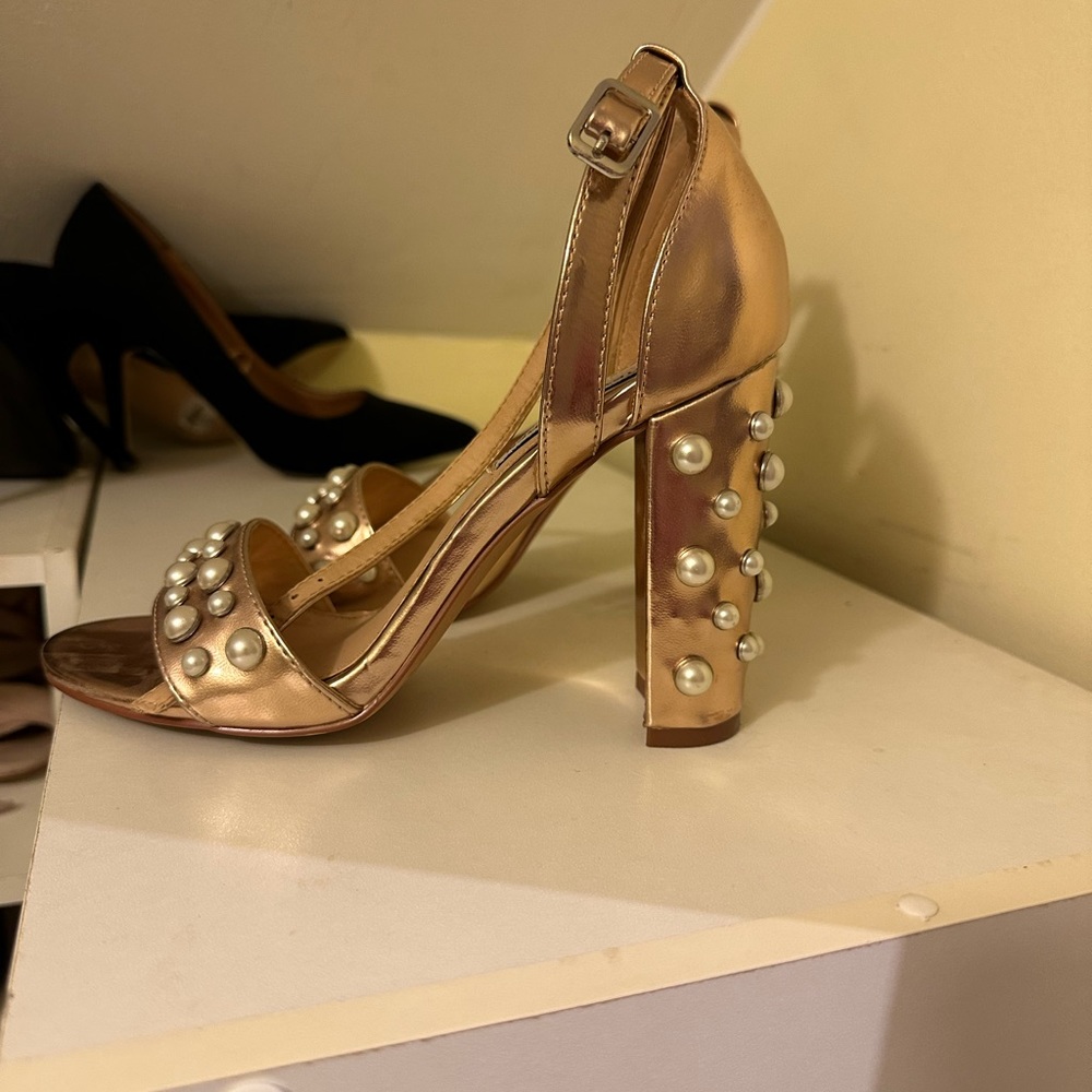 Steve Madden heels with Pearl detail.
